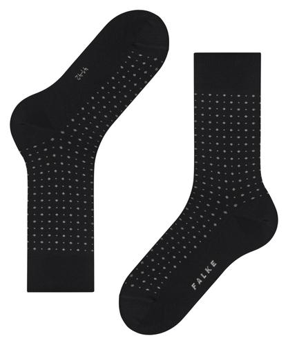 FALKE Polished Dot Herren 39-40 - Black