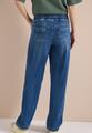 High Waist Wide Leg Jeans im Loose Fit XXL/30 - Mid Blue Used Wash