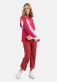 Vegan Leather Pants M - Cherry