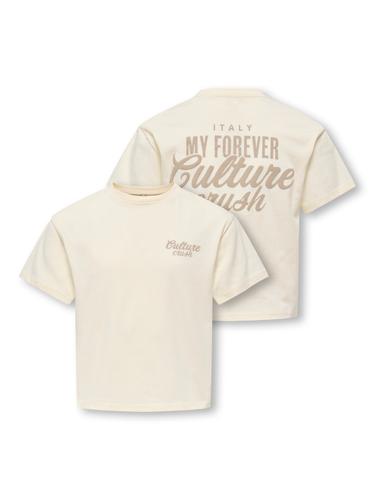 KOGVILLA LIFE S/S BOXY PRINTED TOP JRS
