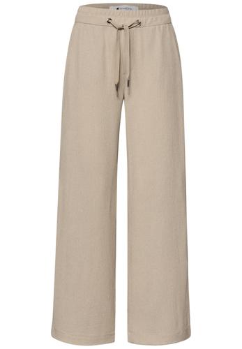 High Waist Wide Leg Hose im Casual Fit 36/30 - Cobble Stone