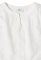 Dropped Shoulder Bluse mit Embroidery L - Vanilla White