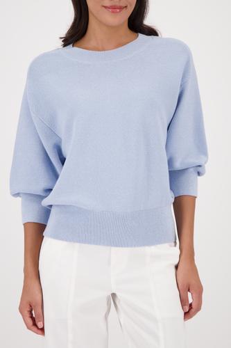 Strickpullover mit Lurex 44 - Light Sky