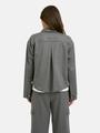Flanell Cargo Jacket L - Grey Melange