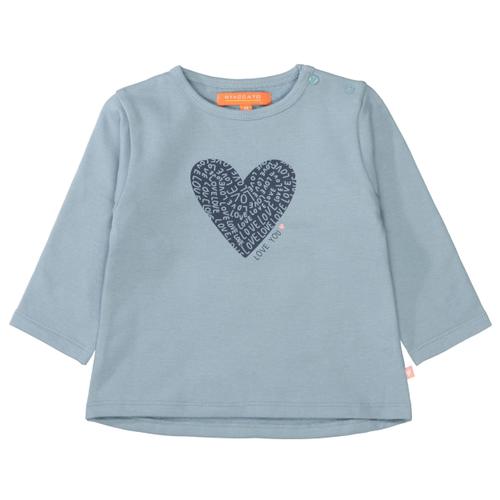 Sweatshirt mit Print 68 normal - Soft Mid Blue