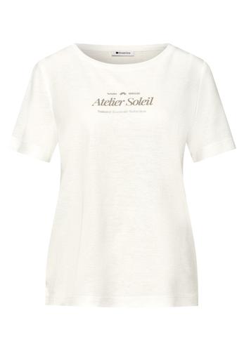 T-Shirt mit Rundhals und Wording