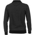 Sweat-Troyer gemustert M - Anthrazit