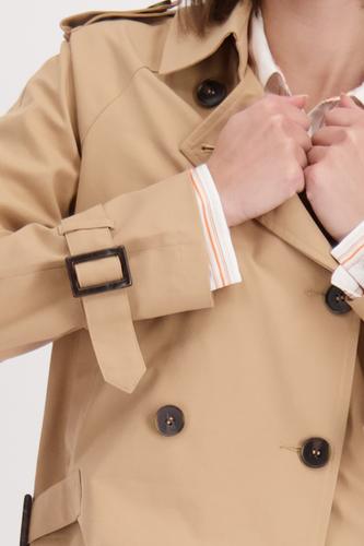 Kurze Trenchjacke