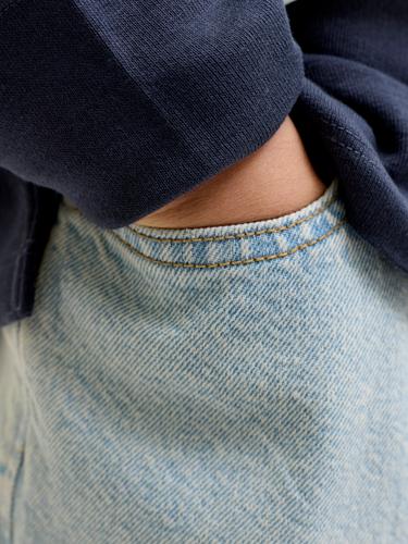 JJIRON JJORIGINAL SHORTS SQ 214 SN JNR 170 Baggy Fit - Blue Denim
