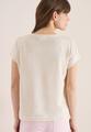 T-Shirt mit Boatneck im Strick-Look