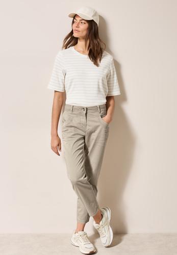 Hose im Casual Fit 34/7/8 Hosen - Jute Beige
