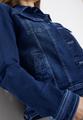Jeansjacke mit Brusttaschen und Knöpfen L - Mid Blue Wash
