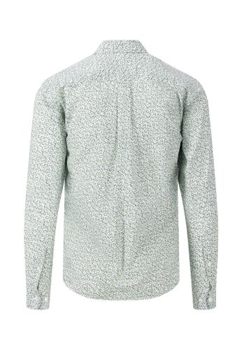 Modern Prints, B.D., 1/1 M Casual Fit - Leaf Green