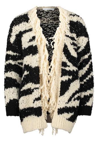 Grobstrickjacke M Lässig - Nature/black