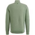 Half zip collar cotton mouline XXL Regular Fit - Quiet Green