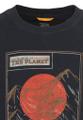 T-Shirt mit Print aus nachhaltigem Organic Cotton Blau M