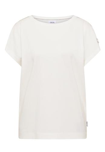 Kurzarm Shirt mit Schnallendetail