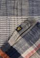 Multicolour Webschal aus Baumwoll-Twill