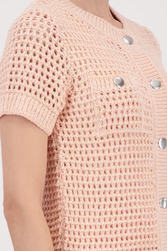 Ajour Strickjacke 42 - Summer Peach