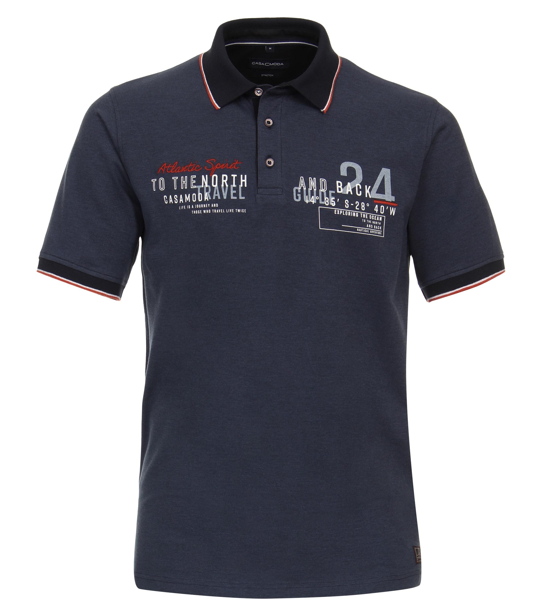 Polo-Shirt XXL Basic Circular Knit - Blau