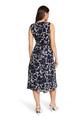 Chiffonkleid 46 Tailliert - Dark Blue/Nature