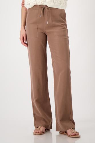 Wide Leg Schlupfhose 40 - Mocca