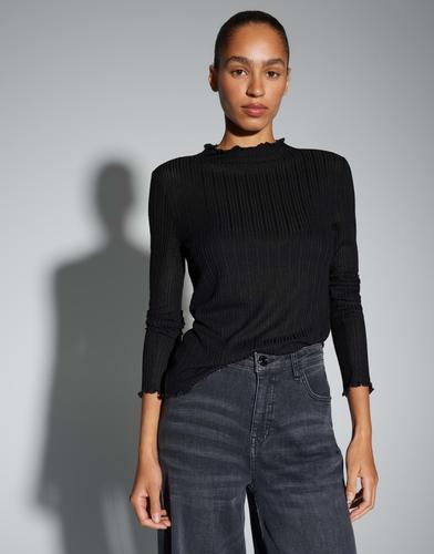 Langarmshirt "Sivi" - Schwarz / 36
