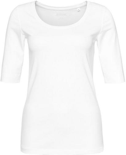 OPUS Kurzarmshirt »Daily F« im Basic-Look - Weiß / 44
