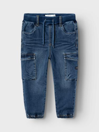 NMMBEN BAGGY R CARGO JEANS 9770-YT NOOS 98 Baggy Fit - Dark Blue Denim