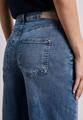 Wide Leg Jeans mit Knopfdetails 27/30 - Medium Blue Wash