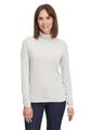 Rollkragenshirt 42 Figurbetont - Grau Beige