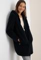 Teddy Mantel mit Kapuze M - Dark Navy Blue