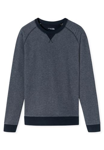 Langarmshirt Rundhals 52 - Nachtblau