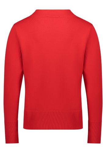 Strickpullover 40 Gerade - High Risk Red