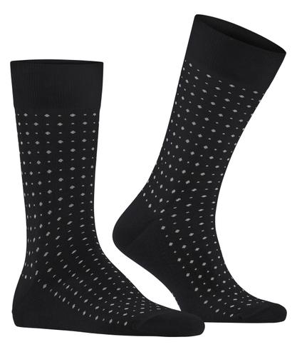 FALKE Polished Dot Herren 43-44 - Black