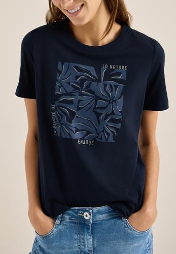T-Shirt mit Rundhals und Frontprint