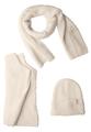 Langer Federgarn Schal One size - Lucid White