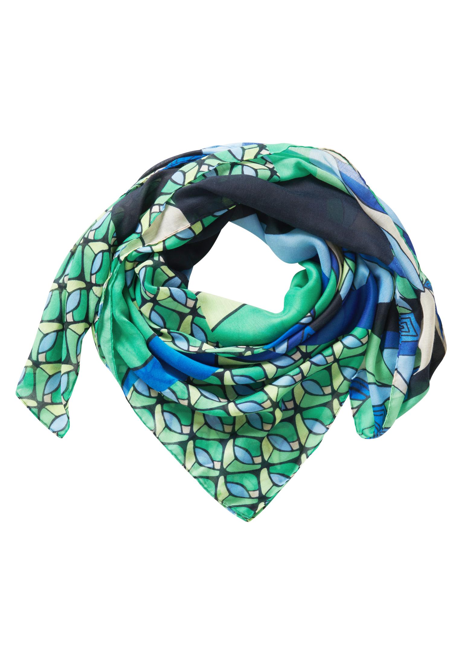 Tuch OS Weich fallend - Green/blue