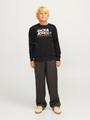 JJLUKE SWEAT CREW NECK JNR 176 Normal geschnitten - Black