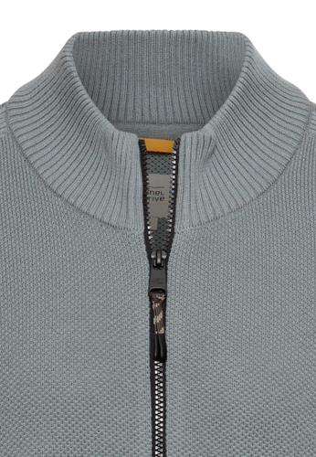 Strickjacke mit Stehkragen