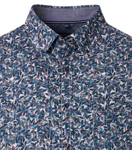 Freizeithemd M Casual Fit - Blau