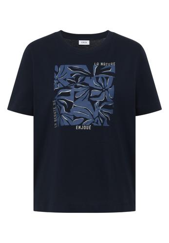 T-Shirt mit Rundhals und Frontprint