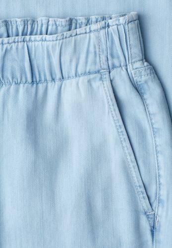 Wide Leg Jeans mit Paperbag-Bund 25/30 - Ultrableached Wash