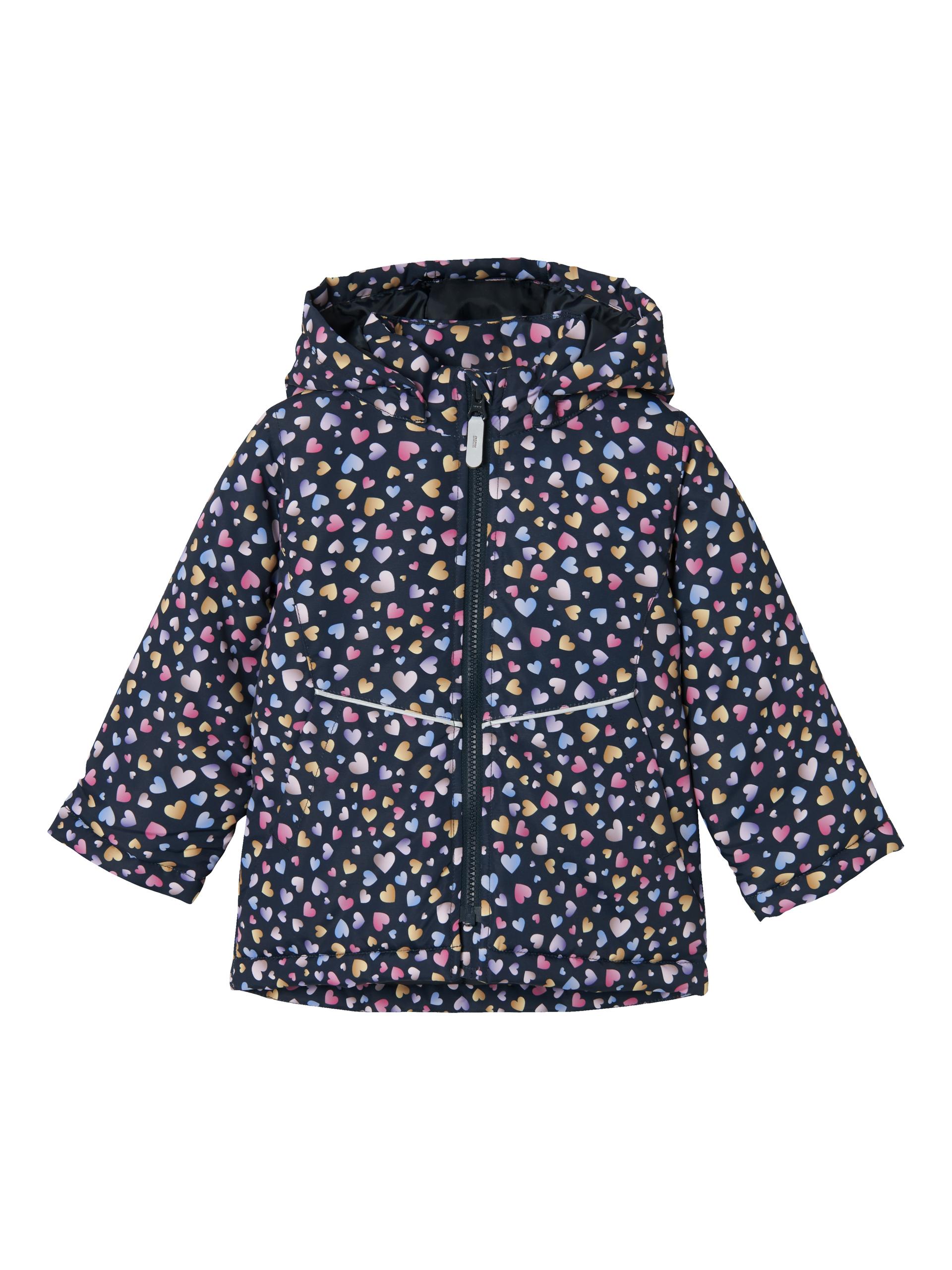 NMFMAXI JACKET AOP NOOS 92 - Dark Sapphire