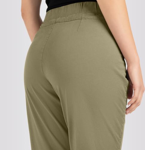 MAC JEANS - EASY, Authentic stretch gabardine 36/OL - Grün