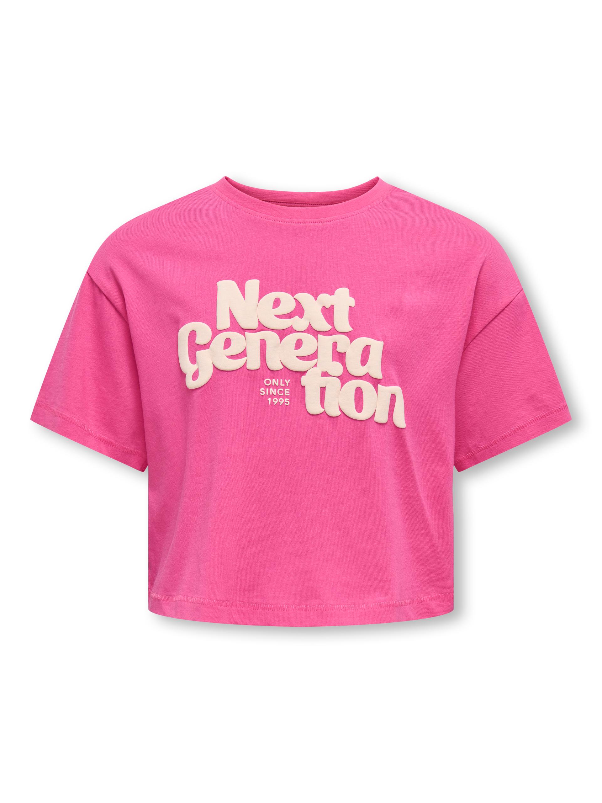 KOGOLIVIA LIFE LOOSE S/S GENERA. TOP JRS 146/152 Locker geschnitten - Fuchsia Fedora
