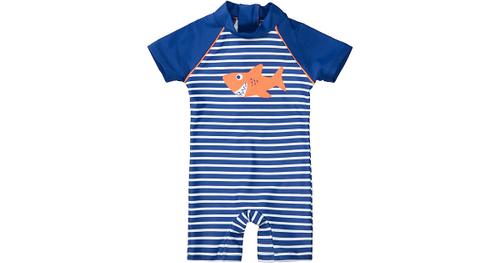 Badeoverall mit Streifenmuster 68 - Navy Str.