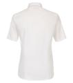 Dobby Hemd Halbarm uni 40 Modern Fit - Weiss