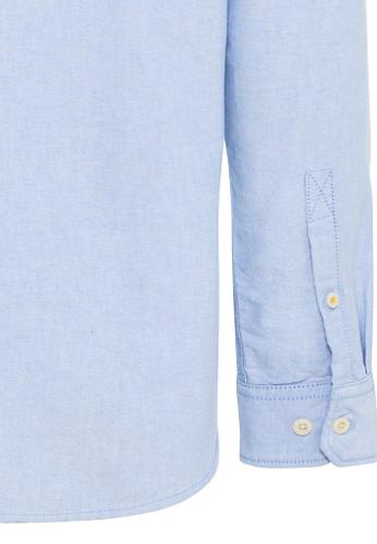 Oxford Hemd aus zertifiziertem Organic Cotton Blau XXL