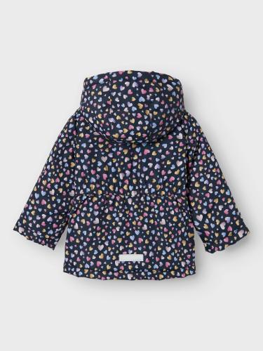 NMFMAXI JACKET AOP NOOS 92 - Dark Sapphire